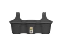 Florus Balkonový květináč Mediterran Hanger Trio antracit 52 x 26,2 x 24 cm