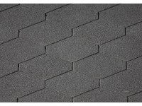 Onduline Asfaltový šindel Bardoline CLASSIC triangular, černý mix, 2 m2 Onduline Asfaltový šindel Bardoline CLASSIC triangular, černý mix, 2 m2