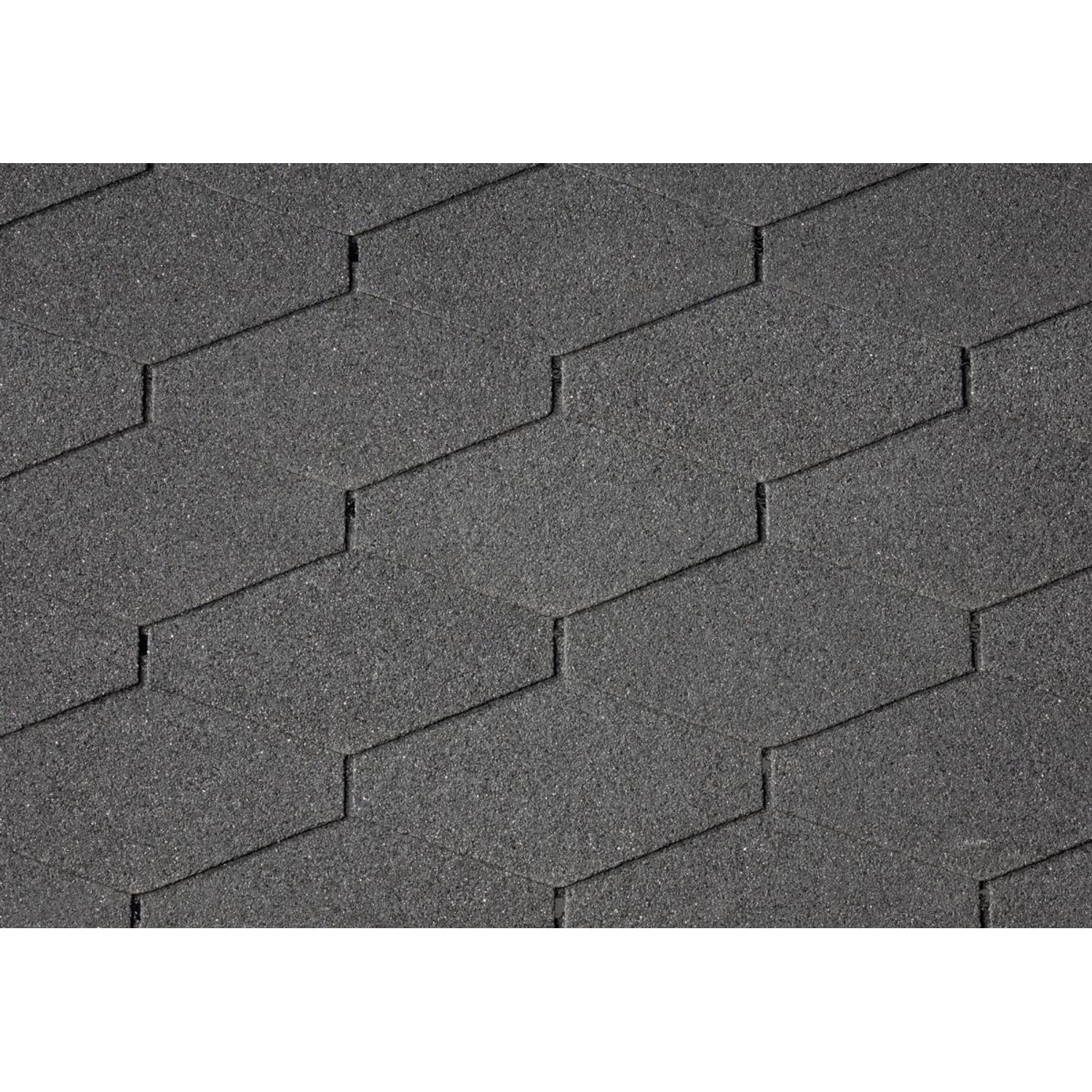 Onduline Asfaltový šindel Bardoline CLASSIC triangular, černý mix, 2 m2