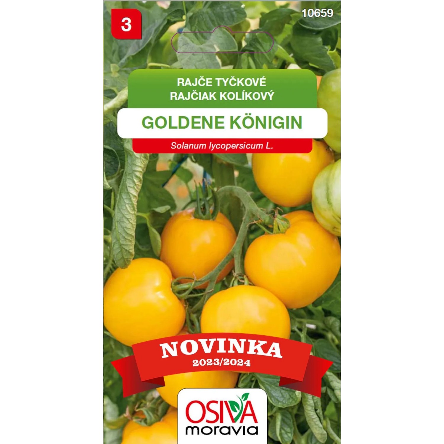 Semínka Rajče tyčkové Goldene Konigin (Solanum lycopersicum)