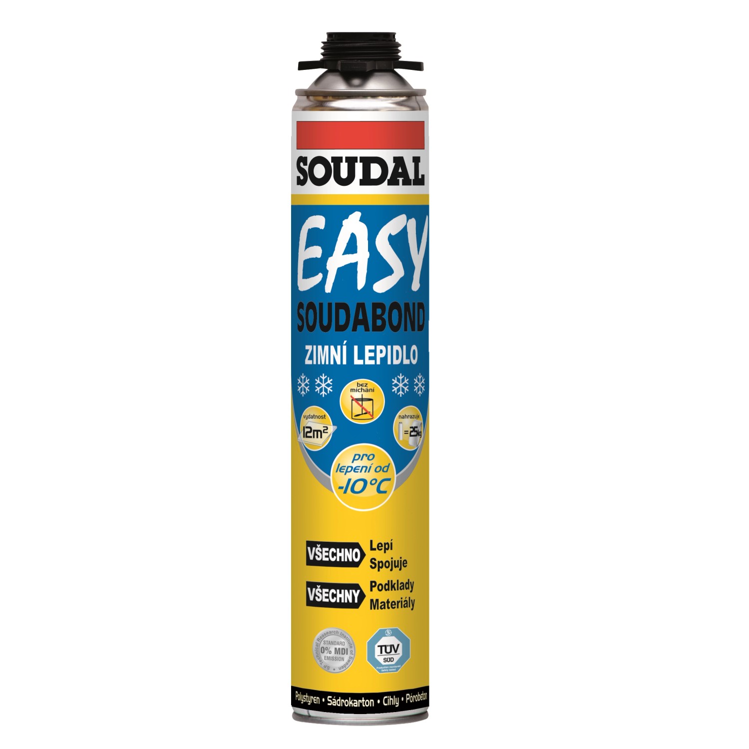 SOUDAL Zimní lepicí pistolová pěna Soudabond EASY 750 ml