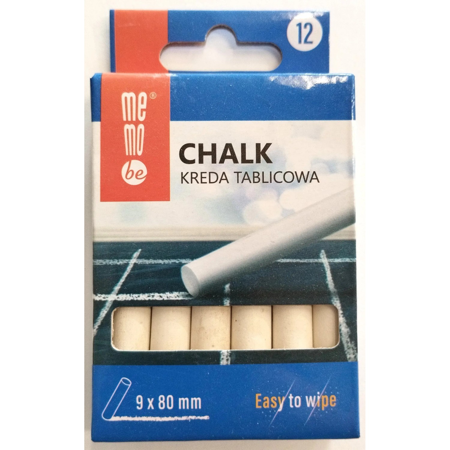 Bondecor Křída na desky bílá, 12 ks