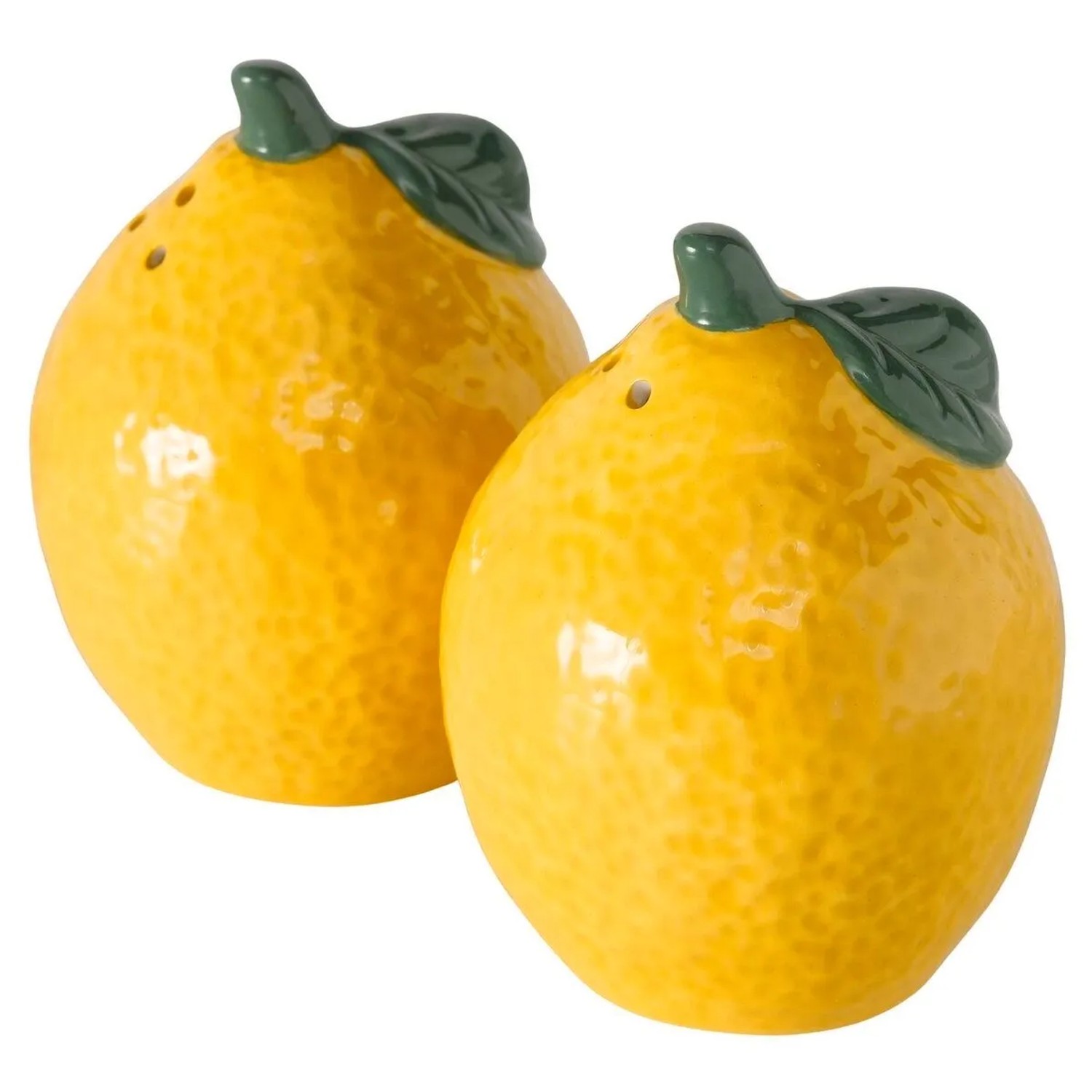 Boltze Sada slánky a pepřenky z kameniny Citronella, 2x 100 ml