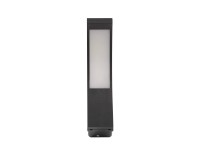 EURAKLES Nástěnné LED svítidlo SCHARLEEN 10W 800lm 4000K IP54 antracit 25x18,8cm