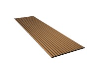Denpanels Akustický panel WOOD Dub olej. přírodní MDF černá plsť 240 x 60 x 2 cm Denpanels Akustický panel WOOD Dub olej. přírodní MDF černá plsť 240 x 60 x 2 cm