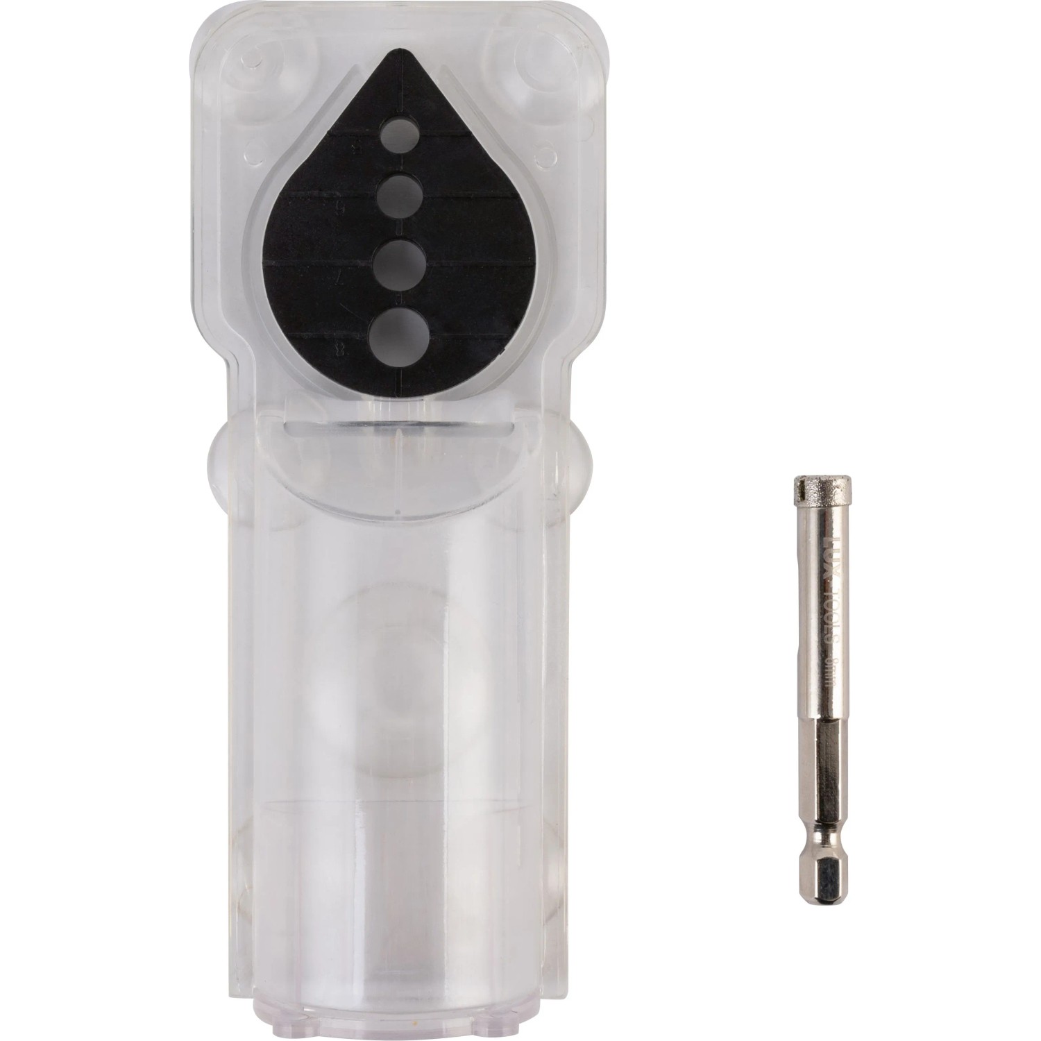 Levně LUX-TOOLS Diamantový vrták pr. 8 x 60 mm vč. vrtací šablony