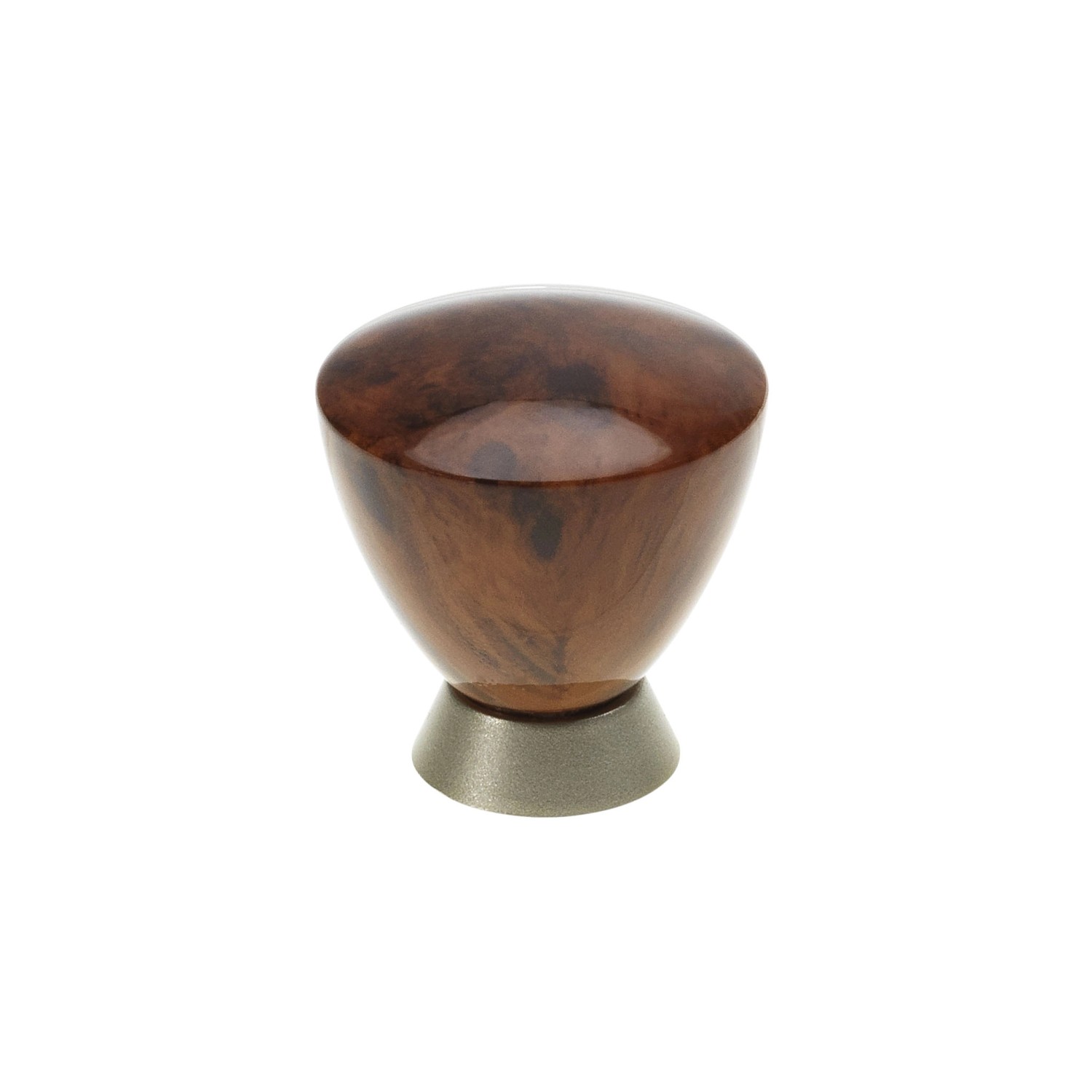 Siro Nábytková knopka SM065 kulatá, plast efekt kořen. dřevo 32 mm