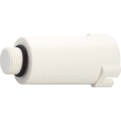 Stavební záslepka 16,7 mm (G 3/8) bílá