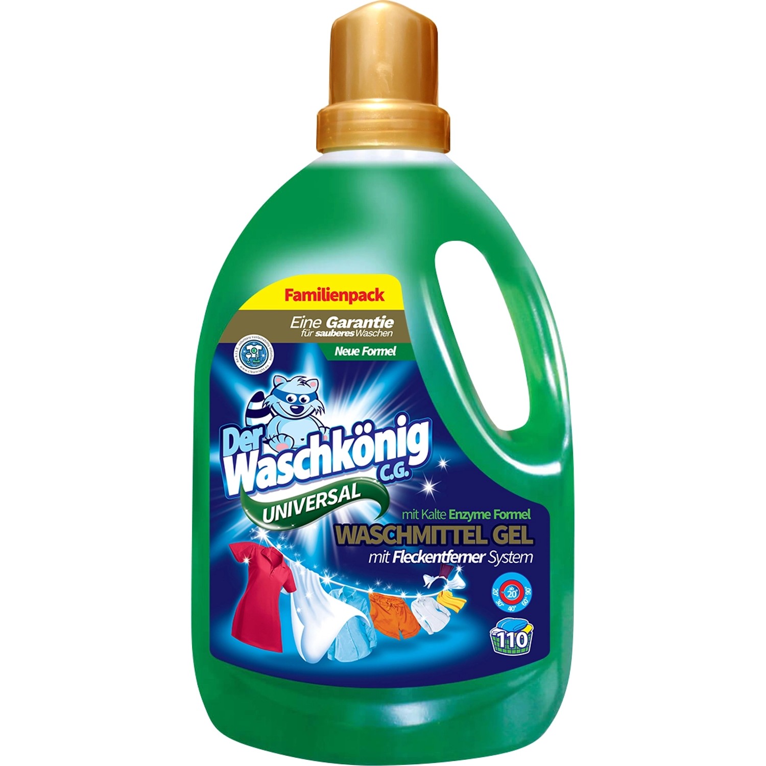 Waschkönig Universal prací gel, 110 praní 3,305 l