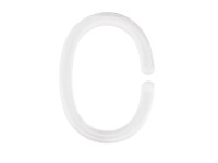 Kleine Wolke Kroužky pro sprchový závěs bílé, 12 ks