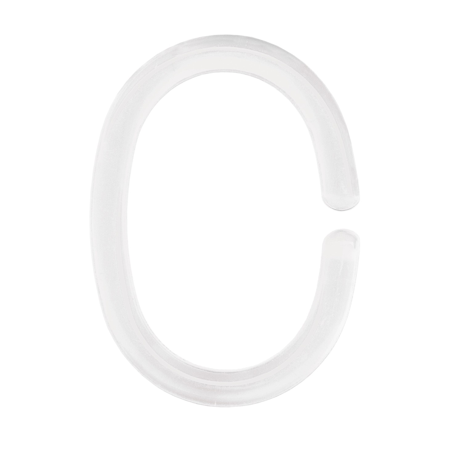 Kleine Wolke Kroužky pro sprchový závěs bílé, 12 ks