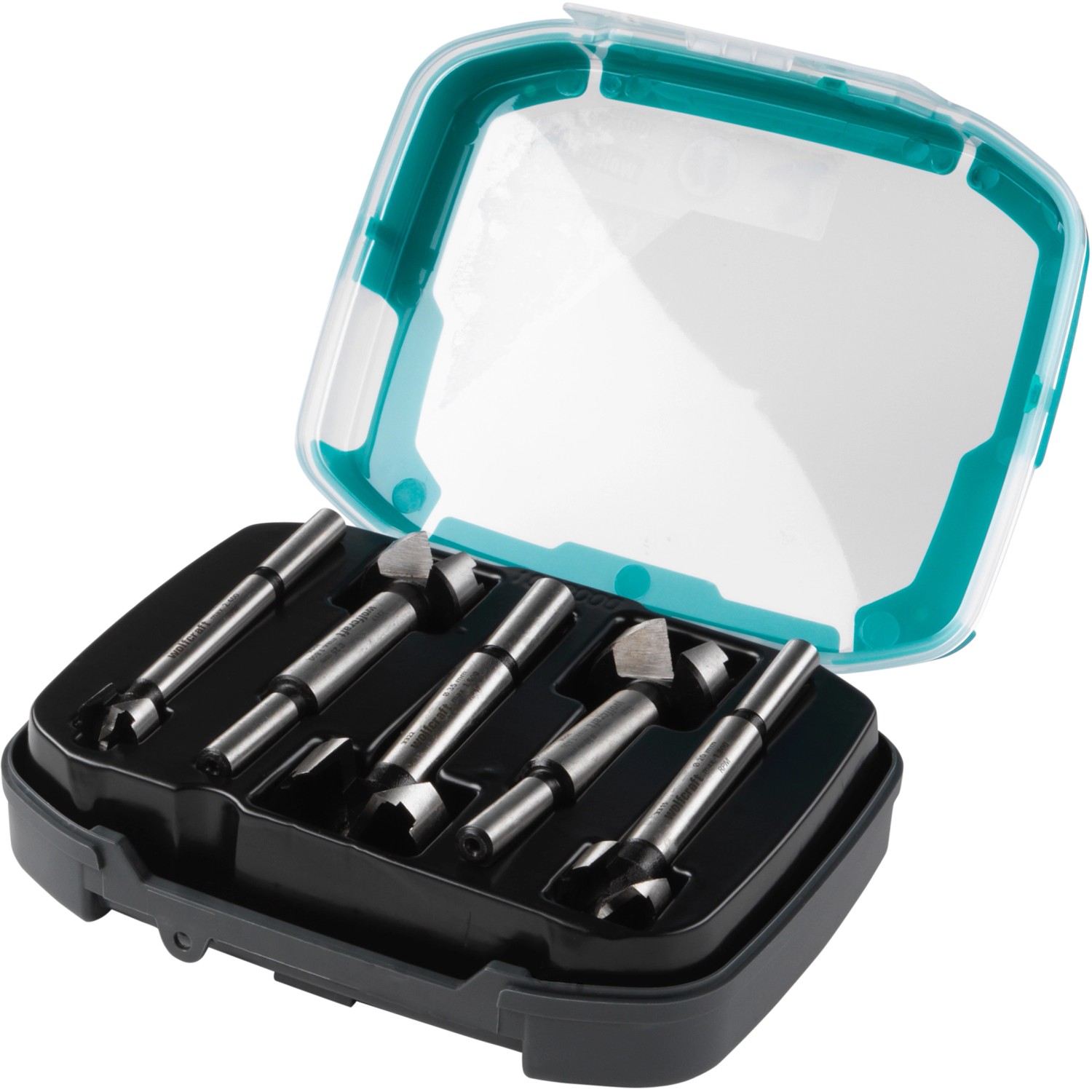 wolfcraft Forstnerův vrták, 5dílná sada, pr. 15-35 x 90 mm