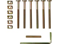 Montážní sada pro zahradní lavičku se stolem FSC®