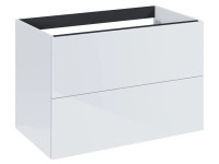 Roca Umyvadlová skříňka Elegant 2Z, bílá s vysokým leskem, 53 x 80 x 44,9 cm