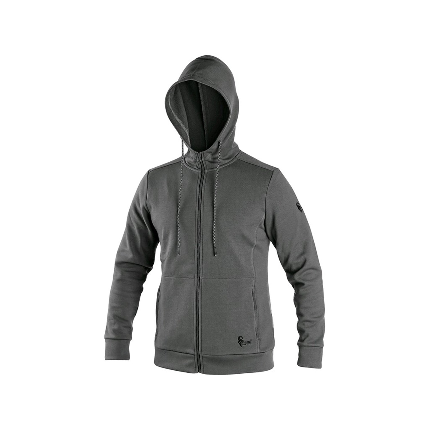 CXS Pánská mikina HARRISON šedo-černá M