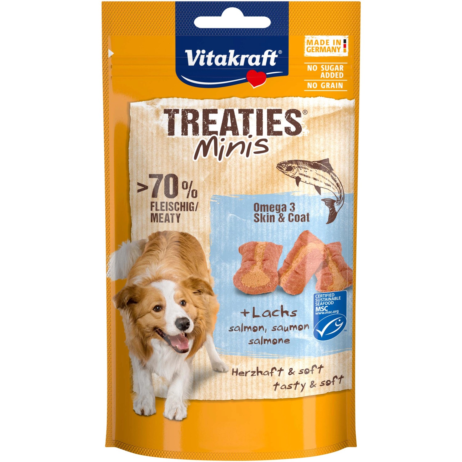 Vitakraft Pochoutka pro psy Treaties Minis losos 48 g