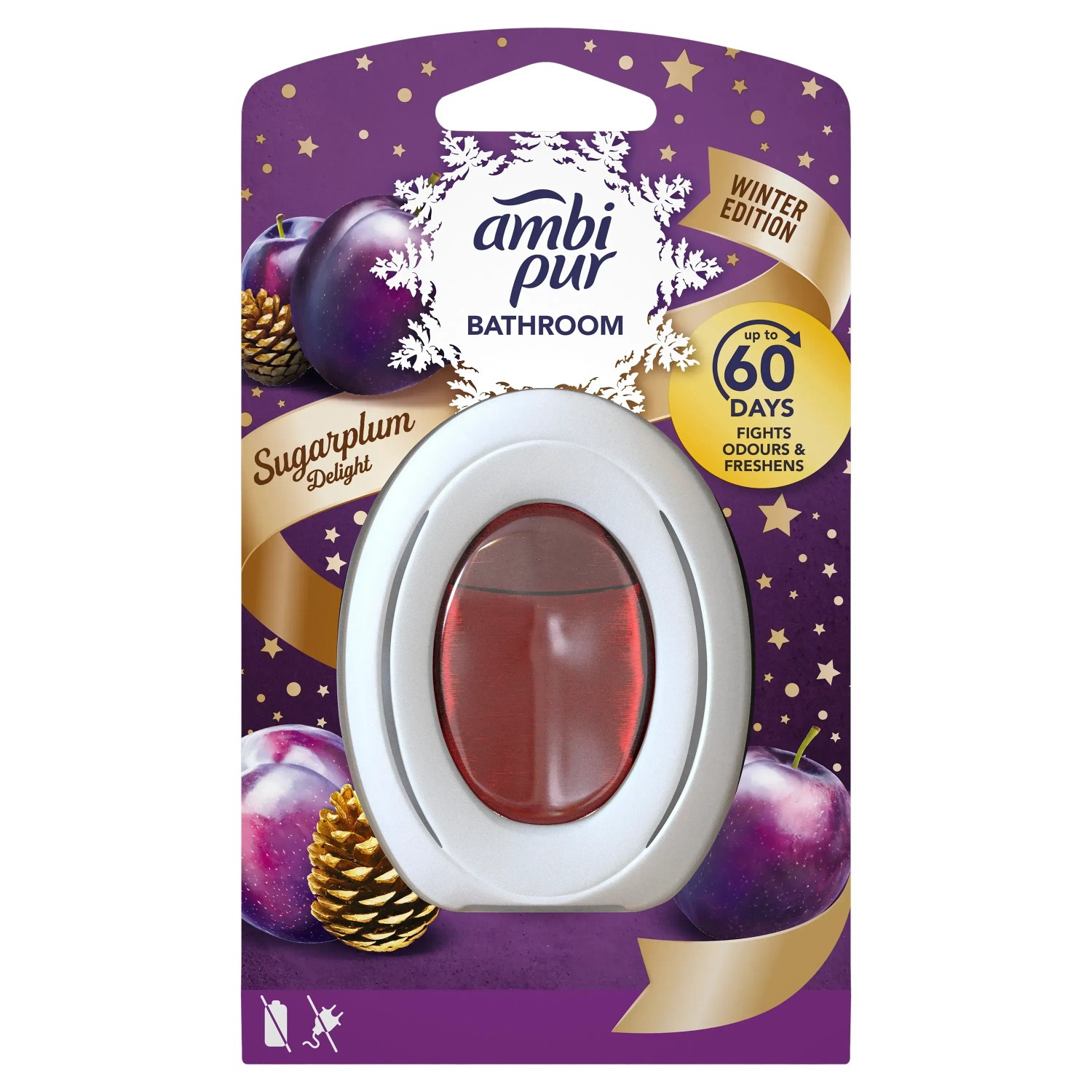 Ambi Pur Osvěžovač vzduchu do koupelny BATHROOM Sugarplum Delight 1x8 ml