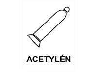 Tabulka Acetylen 200 mm x 150 mm
