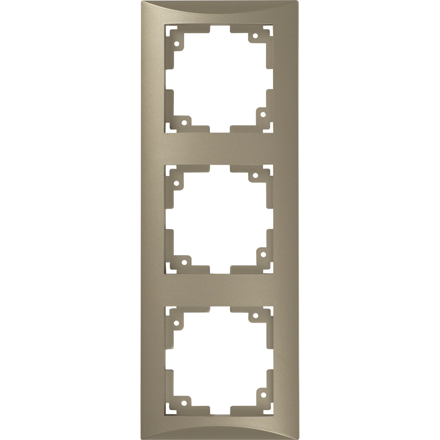 OBI Trojitý rámeček hnědá metalíza