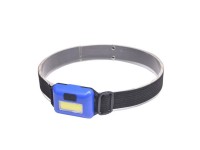SOLIGHT LED čelová svítilna, 3 W COB, modrá