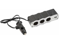 COMPASS Roztrojka 12 V s kabelem a s USB COMPASS Roztrojka 12 V s kabelem a s USB