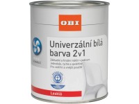 OBI Univerzální barva 2v1 lesklá bílá 375 ml OBI Univerzální barva 2v1 lesklá bílá 375 ml