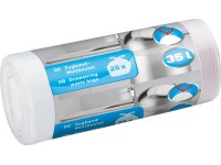 Pytel na odpadky 35 l se zatahovací páskou, 25 ks