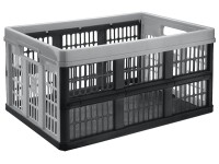 Skládací přepravka, stříbrná