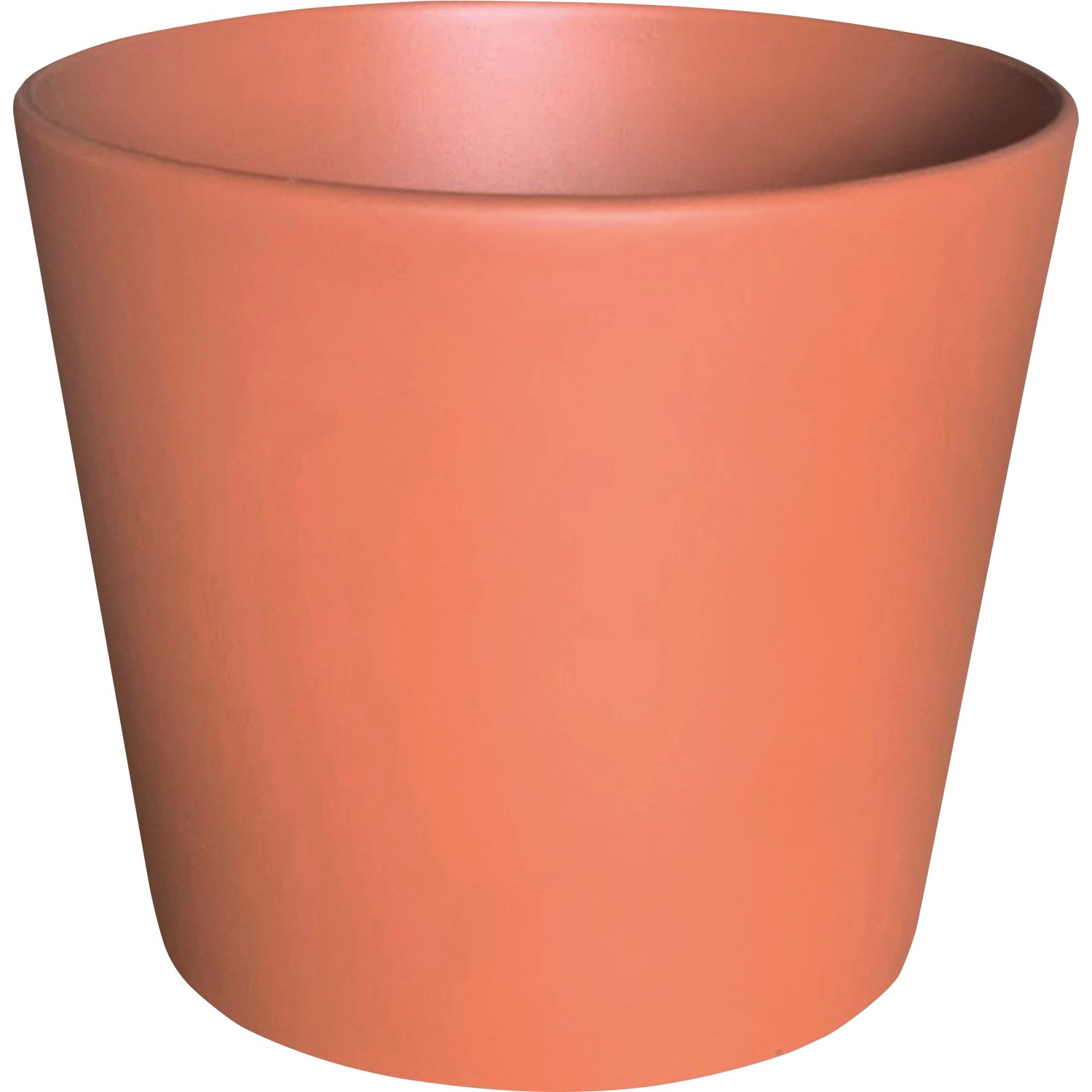 Obal na květináč oranžový pr. 14 x 12,5 cm