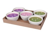 NOHEL GARDEN Svíčka proti hmyzu Levandule, Eukalyptus, Rozmarýn pr. 15x7cm 370g