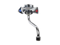 Wterm Beztlaká umyvadlová/dřezová dvoukohoutková baterie D, 150 mm