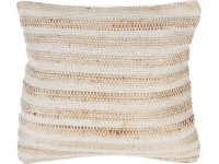 Koopman Polštář jutový/bavlněný béžový různé vzory 45 x 45 cm