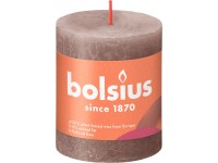 Bolsius Svíčka válcová Rustic Rustic Taupe 68 x 80 mm
