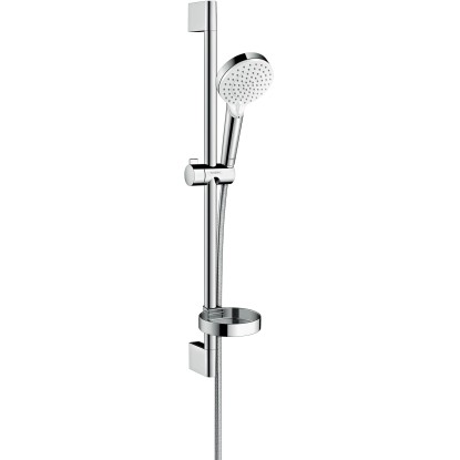 Hansgrohe Sprchový set Crometta Vario se sprchovou tyčí 65 cm a miskou, chrom