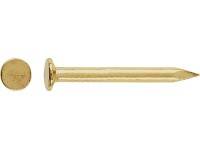 LUX-TOOLS Čalounický hřebík s plochou hlavou pomosazená ocel 2,0 x 20 mm, 100 ks