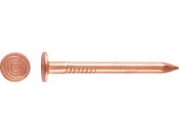 LUX-TOOLS Měděný hřebík s plochou hlavou bez povrch.úpravy pr. 2,8 x 40 mm, 20ks
