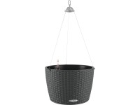 Lechuza Závěsný květináč Nido Cottage 35, granitová, pr. 35 x 23 cm