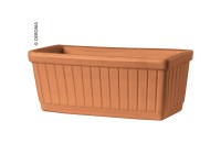 Deroma Keramický truhlík venkovní 20 x 84 cm