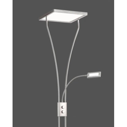 Just Light. Stojací LED lampa světlující strop Marian, 25+3,6W, 3200lm, 195 cm