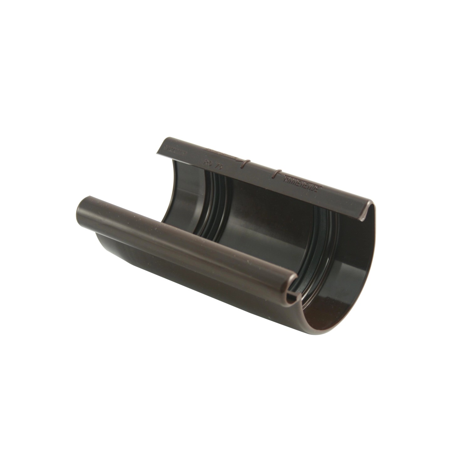 Spojka žlabu RG 75 hnědá MARLEY