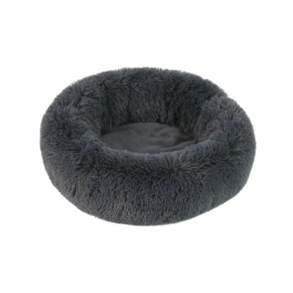 Fenica Pelíšek kulatý Ronda Soft šedý, pr. 50 cm