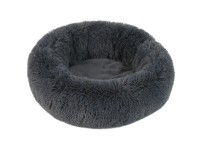 Fenica Pelíšek kulatý Ronda Soft šedý, pr. 50 cm