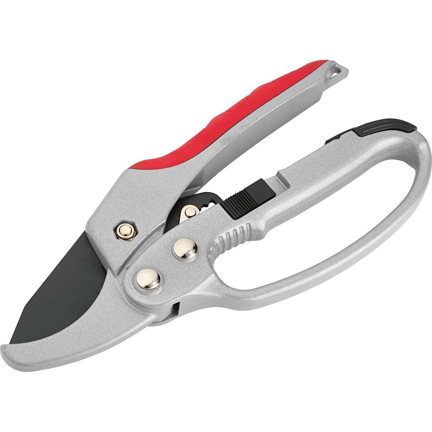 LUX Kovadlinkové ráčnové nůžky s hliníkovými rukojeťmi