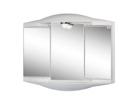 Sieper Zrcadlová skříňka Chico GL bílá 52,5 x 62 x 18 cm