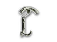 Háček 1064 chrom lesklý 142 mm x 114 mm x 57 mm Háček 1064 chrom lesklý 142 mm x 114 mm x 57 mm