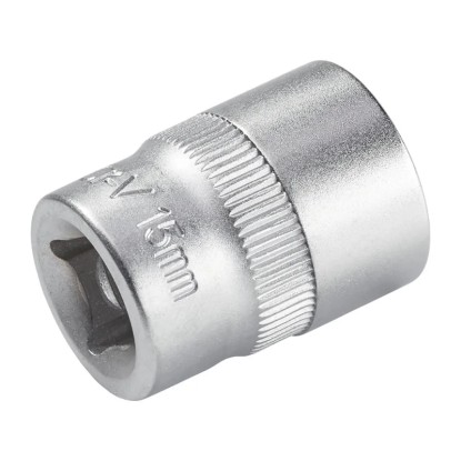 Zásuvka 10 mm (3/8") Comfort, 15 mm, chromovaná, z chrom-vanadiové oceli.