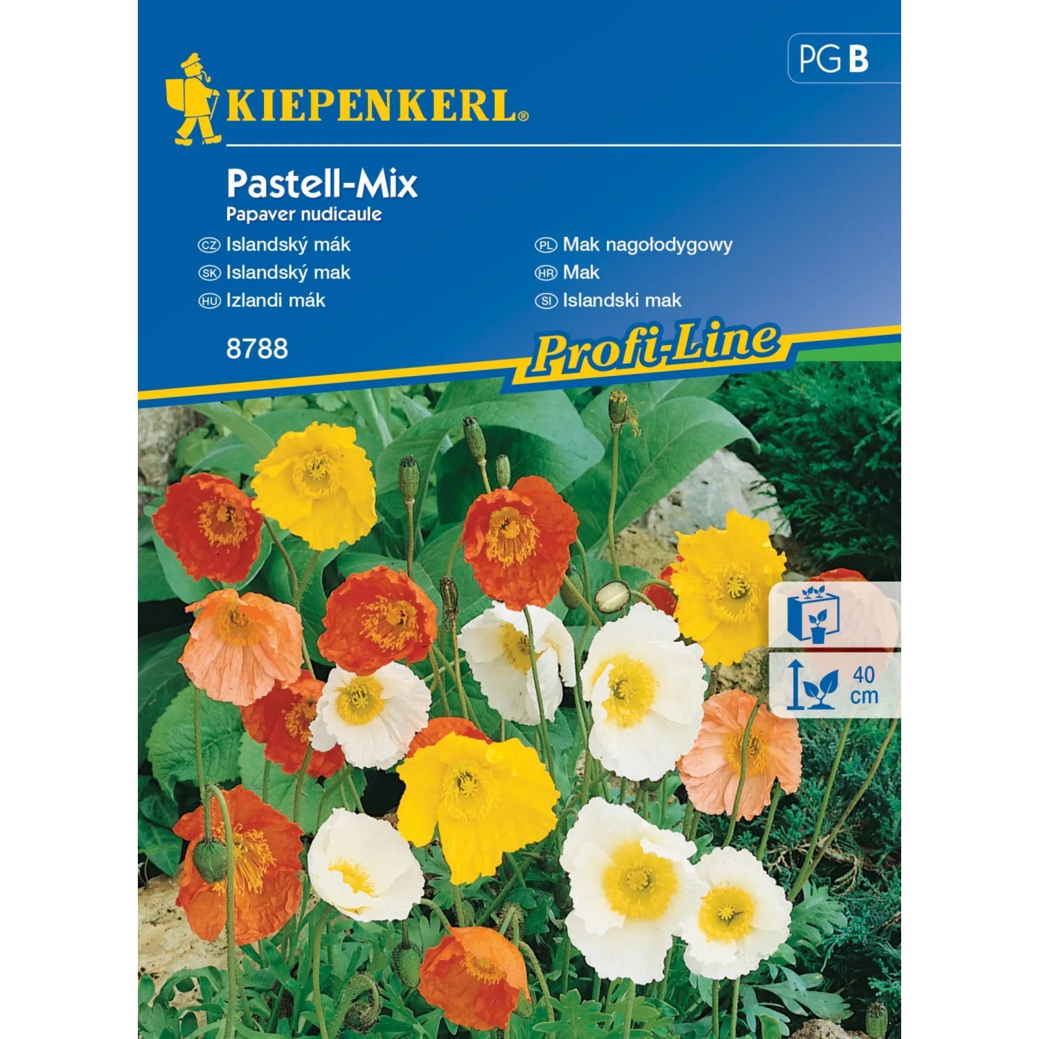Kiepenkerl Semínka Islandský mák Pastell mix