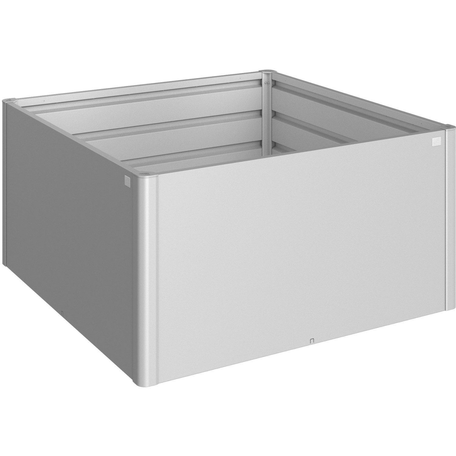 Biohort Vyvýšený záhon 1,5 x 1,5 stříbrný, 152 x 152 x 77 cm