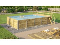 Weka Nadzemní bazén 595 modrý, 500 x 650 x 203 cm Weka Nadzemní bazén 595 modrý, 500 x 650 x 203 cm