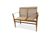 Stohovatelná zahradní lavice Stucking, 56 x 115 x 95 cm